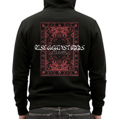 "Rise Against Odds" Back Print Tapestry Hoodie | Et wears
