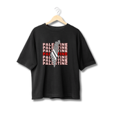 Palestine Keffiyeh Map Tee