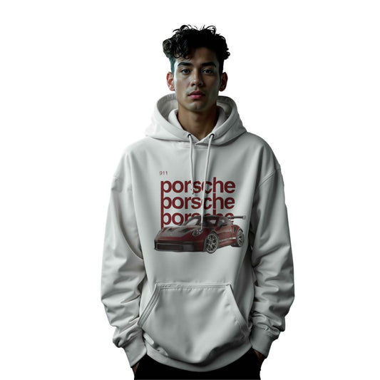 The "911 Carrera" Motor Sport Graphic Hoodie