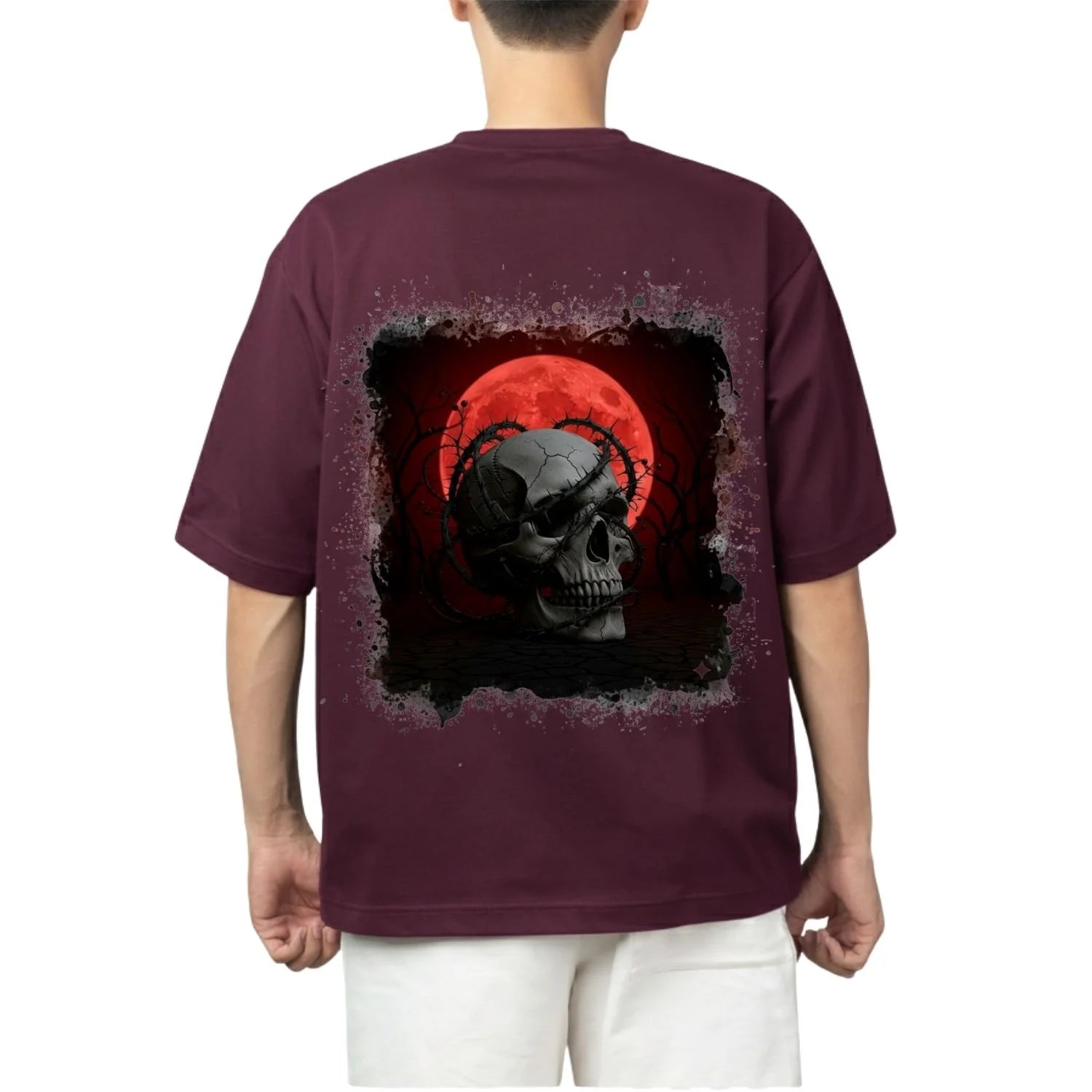 Blood Moon Eclipse Oversized Tee