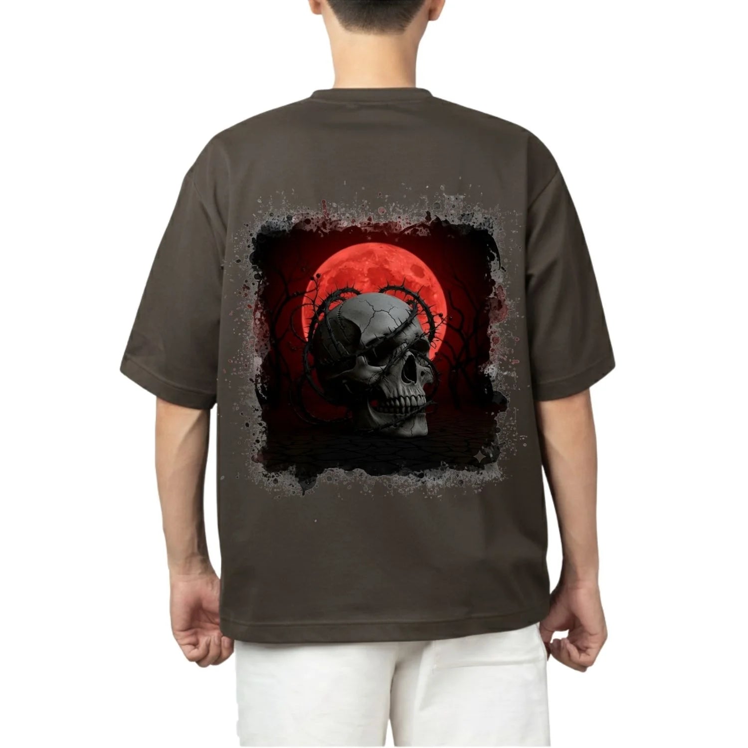 Blood Moon Eclipse Oversized Tee