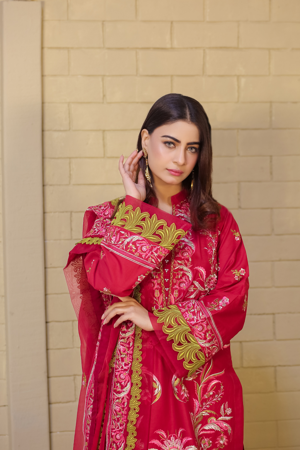 Saadia Ahmed LWSU-25FE306 Embroidered Lawn