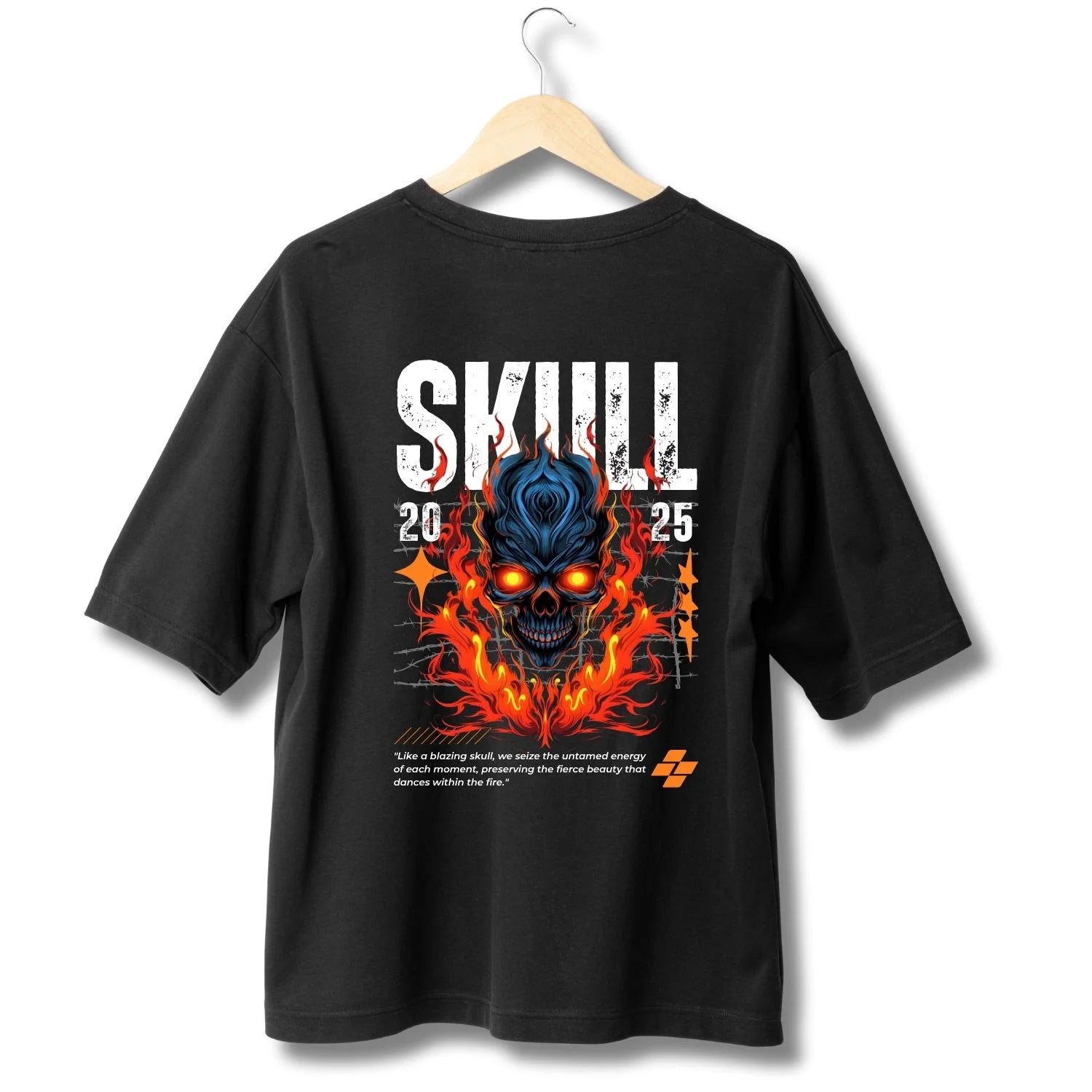 Skull Maximalist Streetwear T-shirt Main image