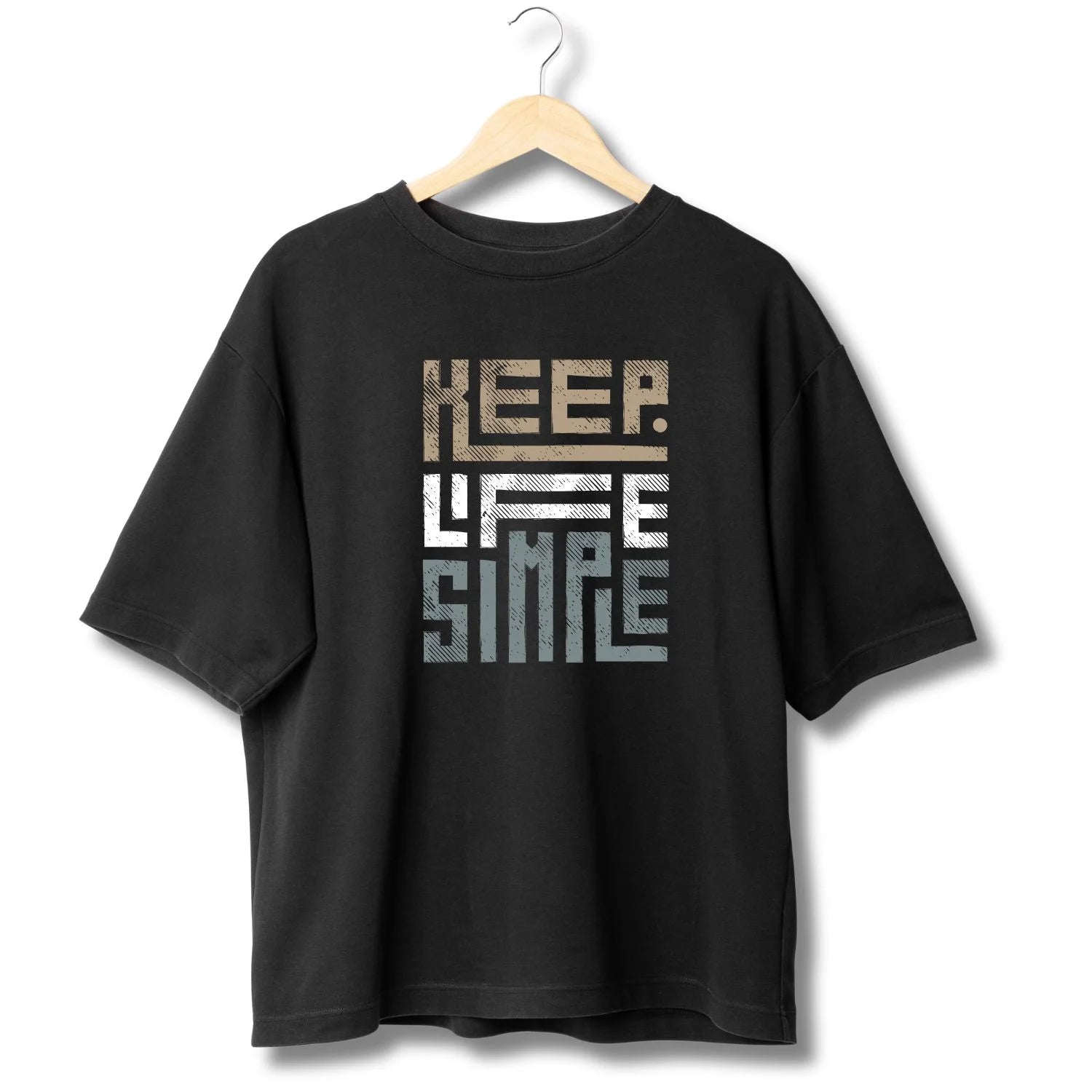 Keep Life Simple Oversized Tee Main image