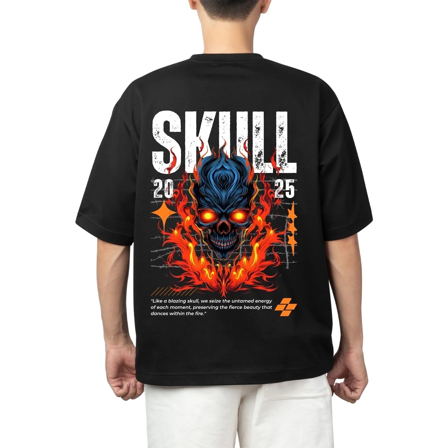 Skull Maximalist Streetwear T-shirt Secondary image