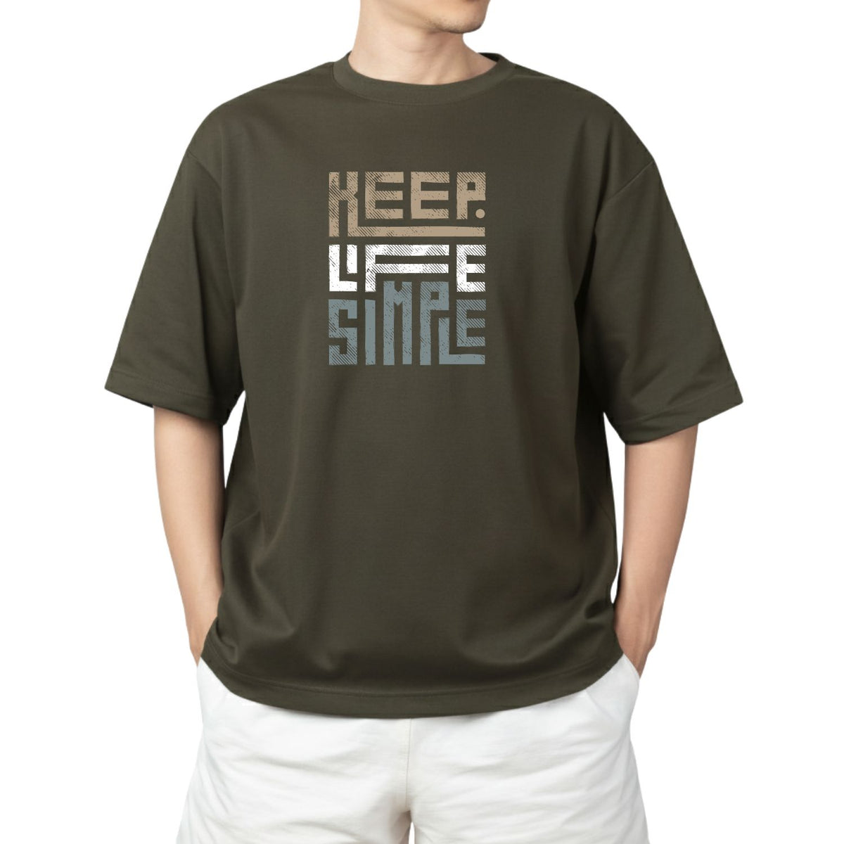 Keep Life Simple Oversized Tee