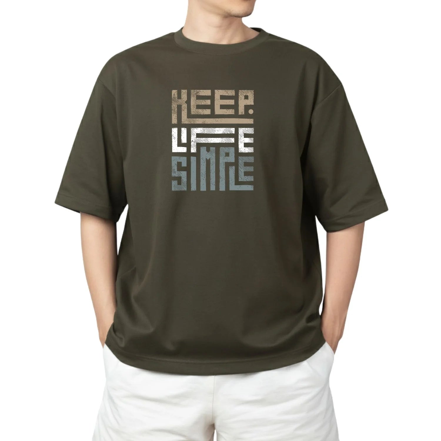 Keep Life Simple Oversized Tee