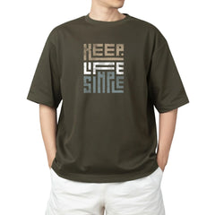 Keep Life Simple Oversized Tee