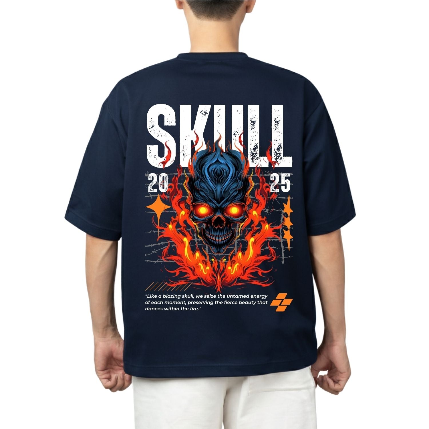 Skull Maximalist Streetwear T-shirt