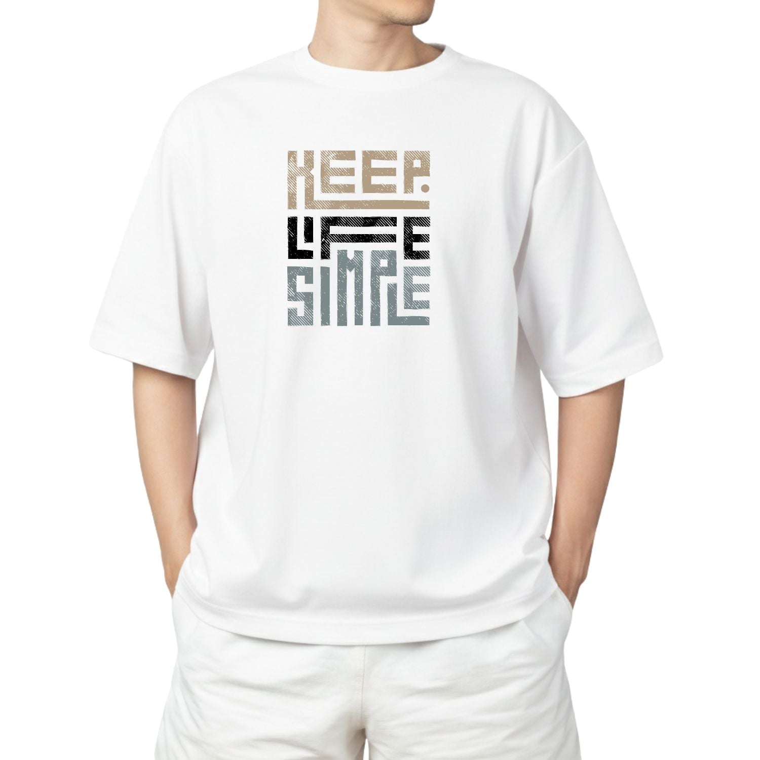 Keep Life Simple Oversized Tee