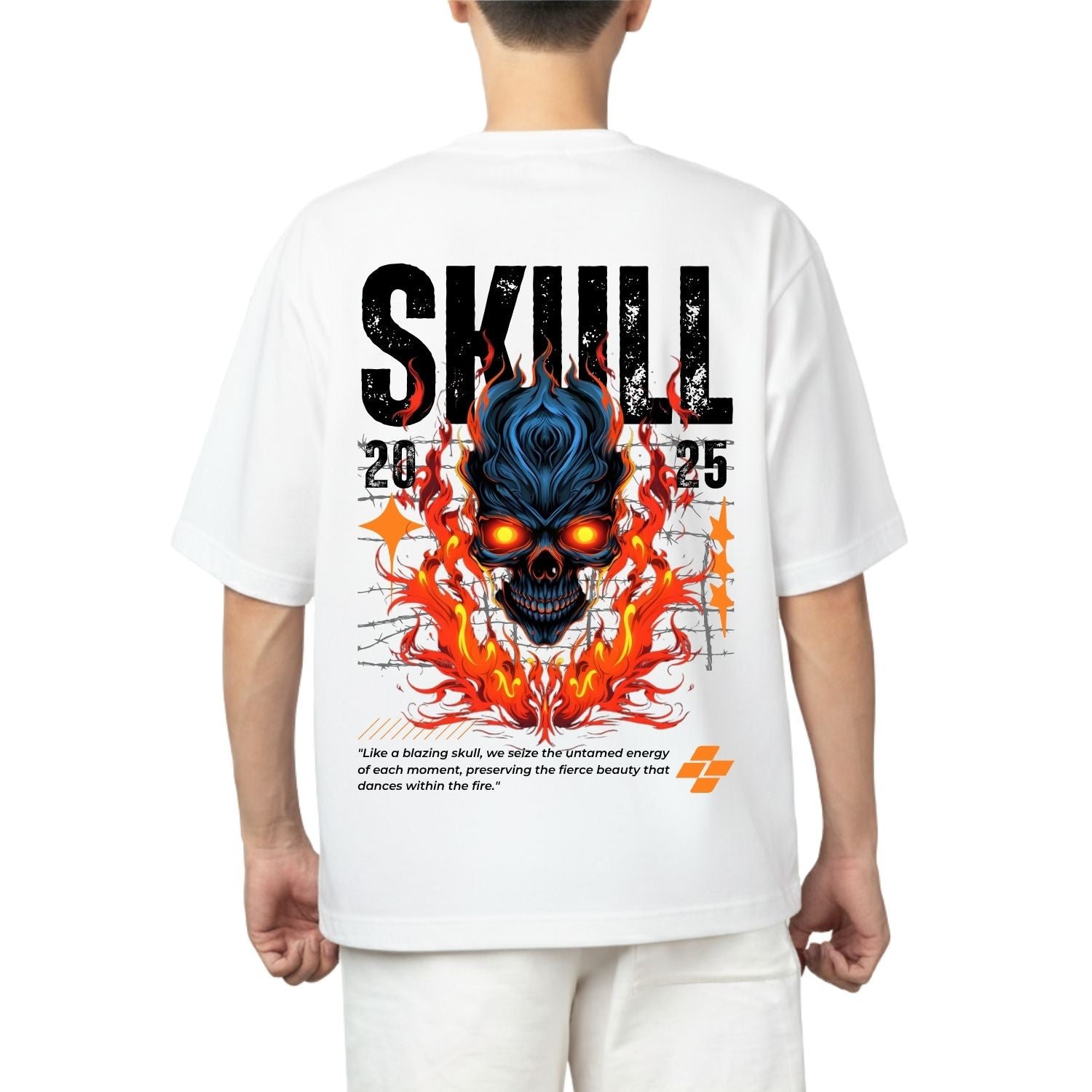 Skull Maximalist Streetwear T-shirt