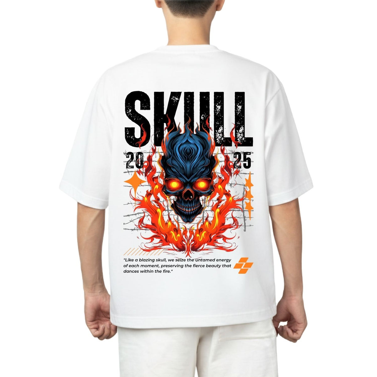 Skull Maximalist Streetwear T-shirt