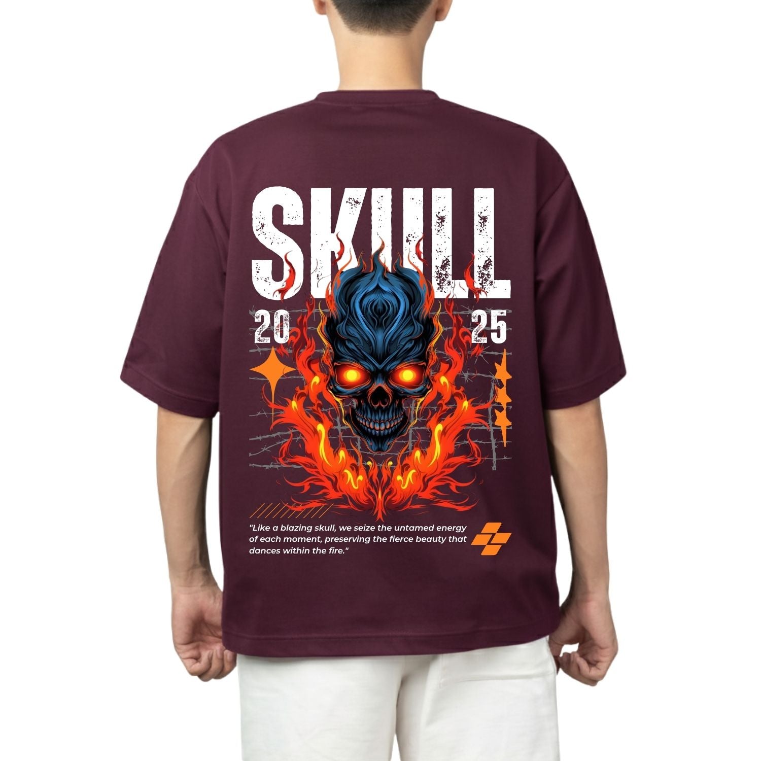 Skull Maximalist Streetwear T-shirt