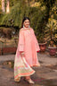 Saadia Ahmed LWSU-25CK303 ChikanKari Peach