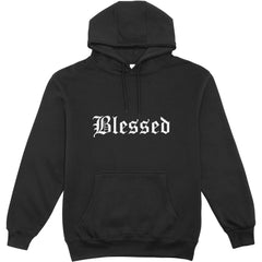 The "Blessed" Old English Text Hoodie