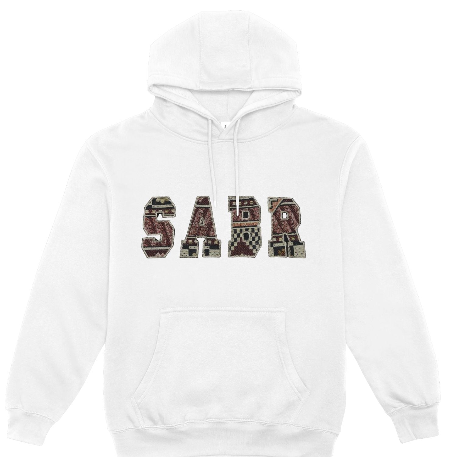The "SABR" Patience Embroided Hoodie (Red Earth Edition) - SozanKari Vol 4