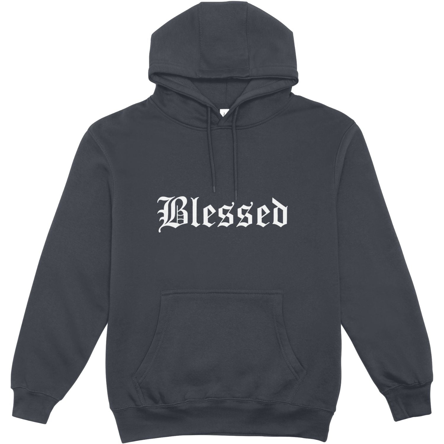 The "Blessed" Old English Text Hoodie