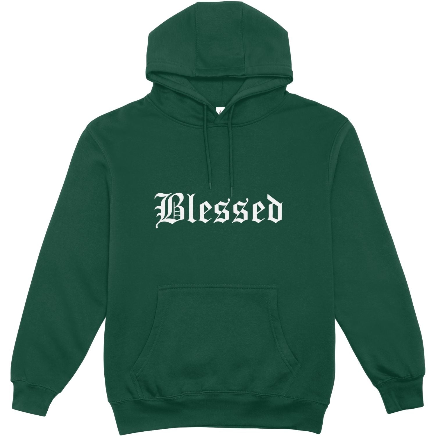 The "Blessed" Old English Text Hoodie