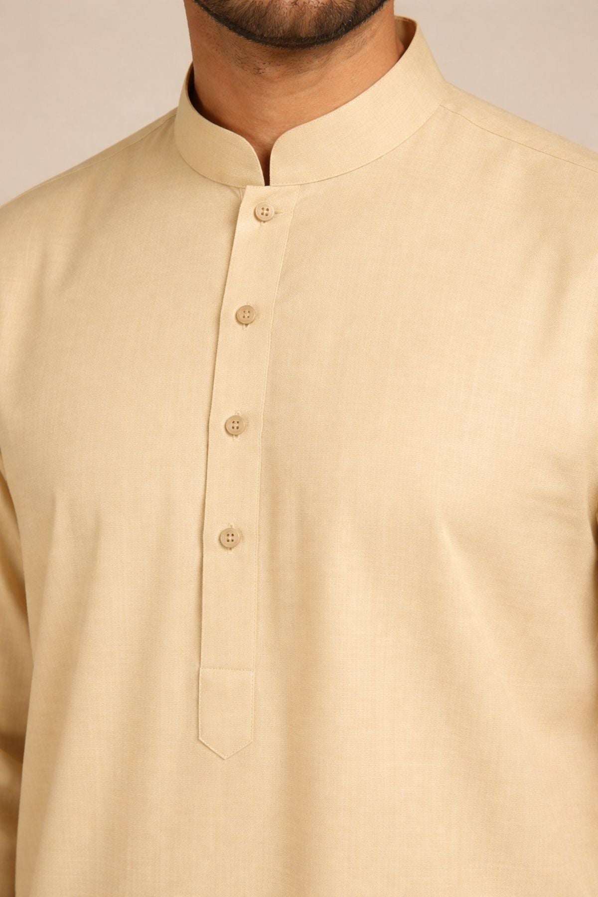 Egyptian Cotton Cobalt by Alkaram | Beige | Executive Blended Collection (4.5 Meters) Main image