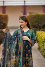 Saadia Ahmed LWSU-25P309 3-Pcs Printed Lawn