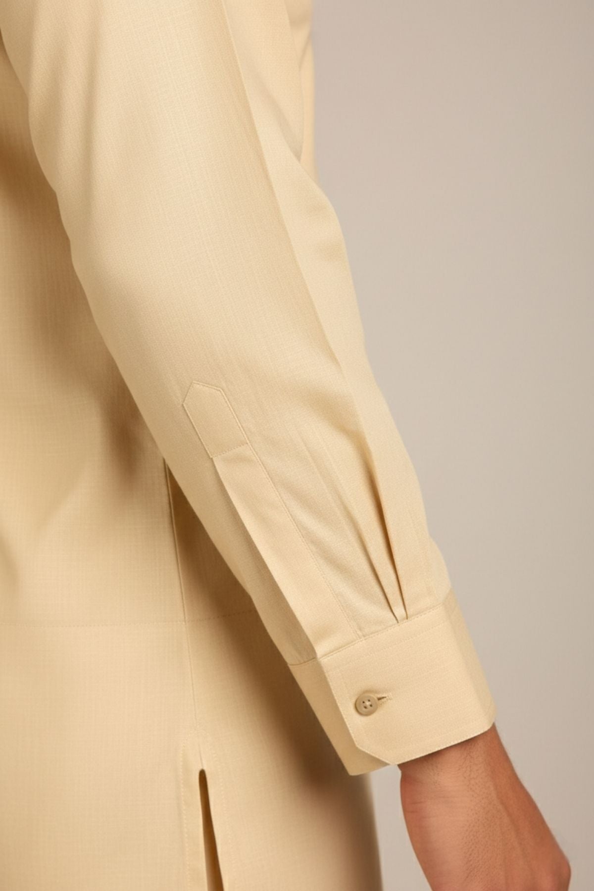 Egyptian Cotton Cobalt by Alkaram | Beige | Executive Blended Collection (4.5 Meters) Secondary image