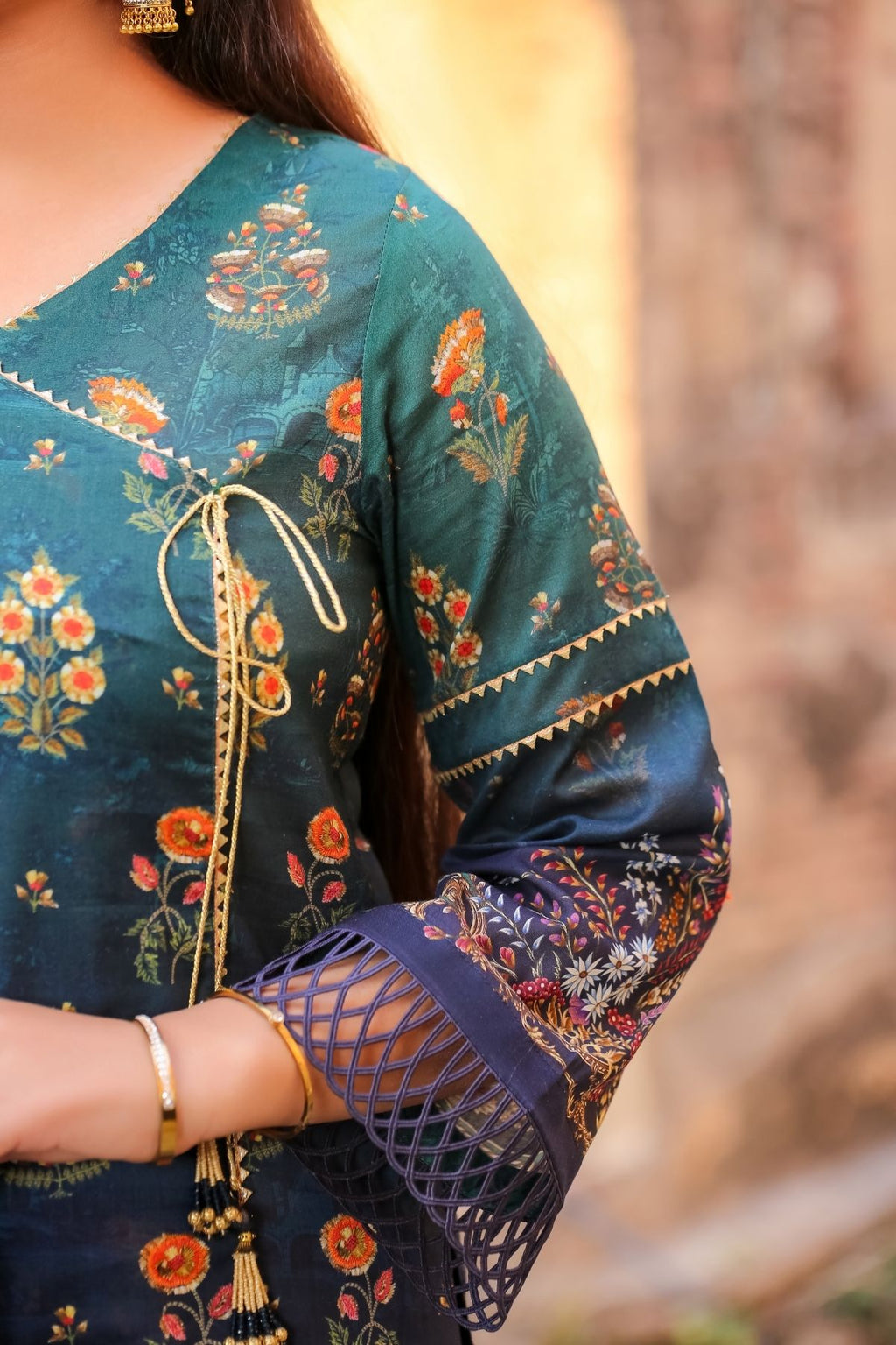 Saadia Ahmed LWSU-25P309 3-Pcs Printed Lawn