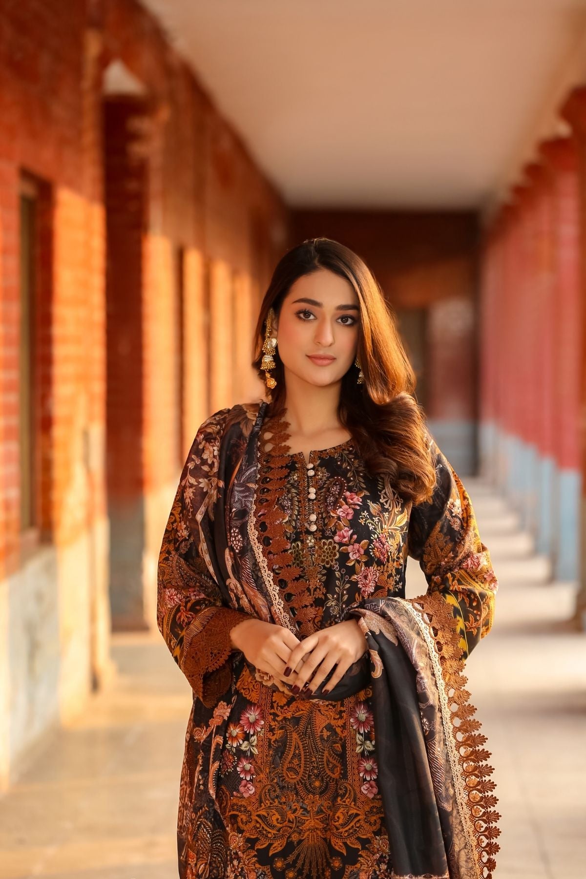 Saadia Ahmed LWSU-25P310 3-Pcs Printed Lawn Secondary image