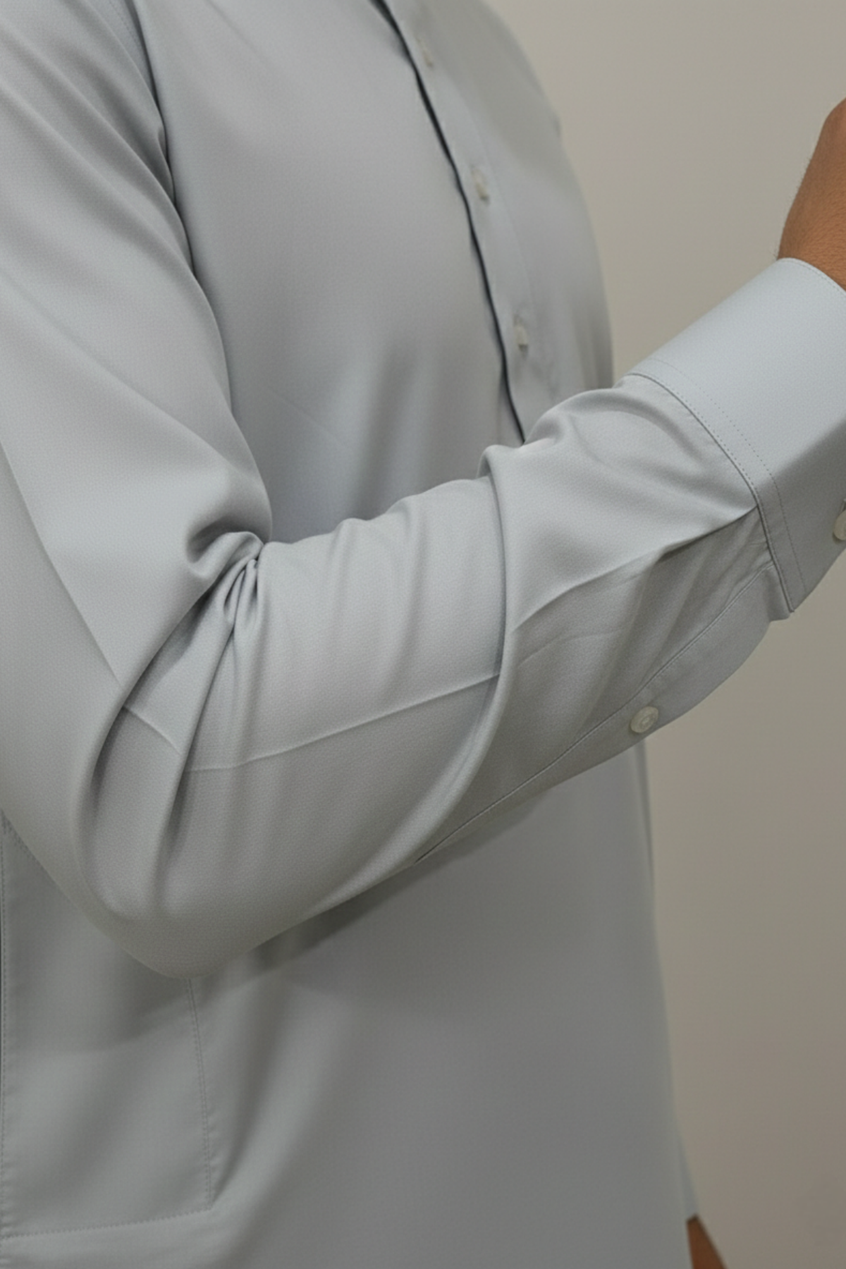 Silver by Alkaram | Elite Silver-Grey | Unstitched Blended Collection (4.5 Meters) Secondary image