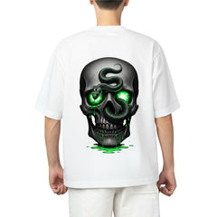Venom Drip Skull Oversized Tee