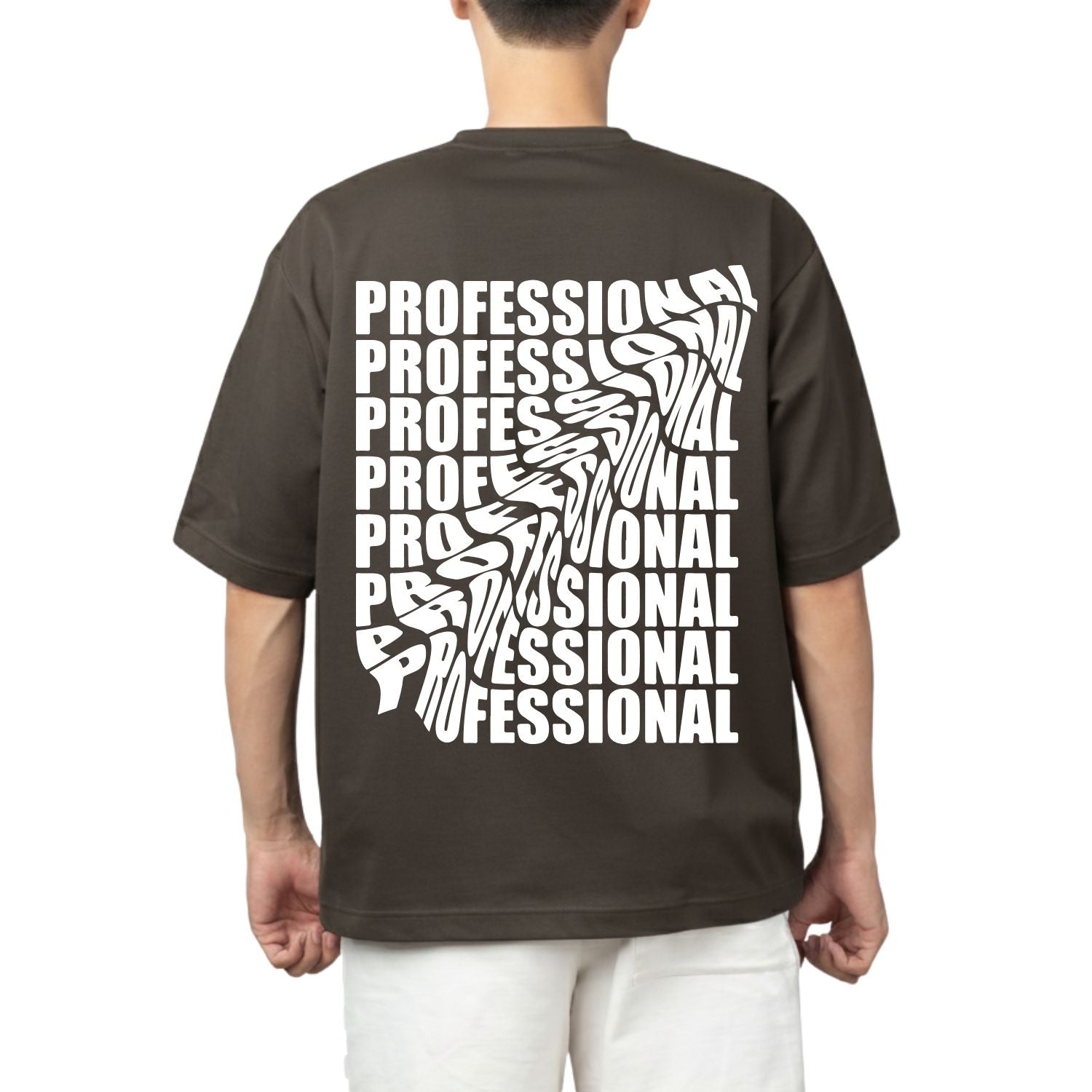 Oversized Black Graphic T-Shirt – Professional Typography Print