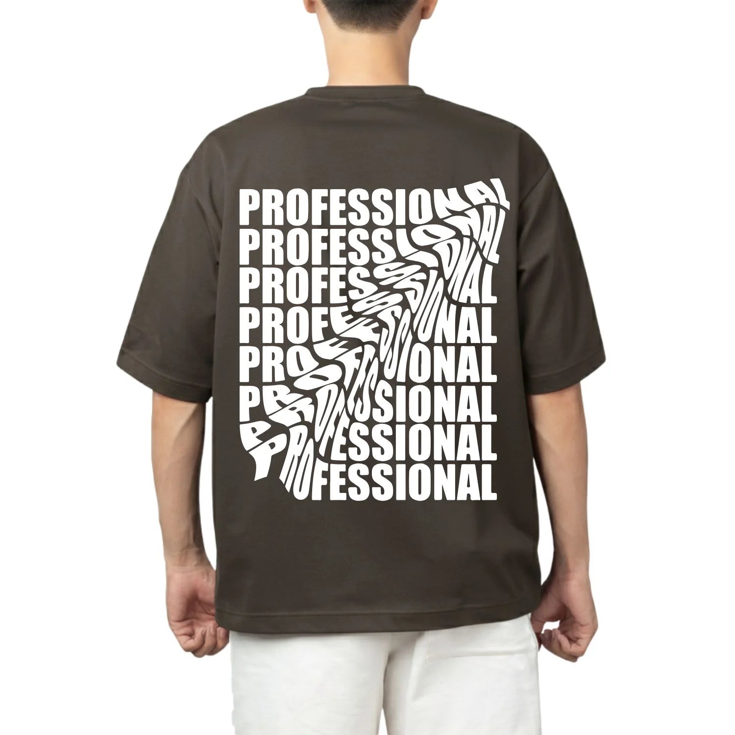 Oversized Black Graphic T-Shirt – Professional Typography Print