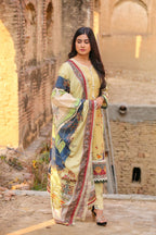 Saadia Ahmed LWSU-25P311 3-Pcs Printed Lawn