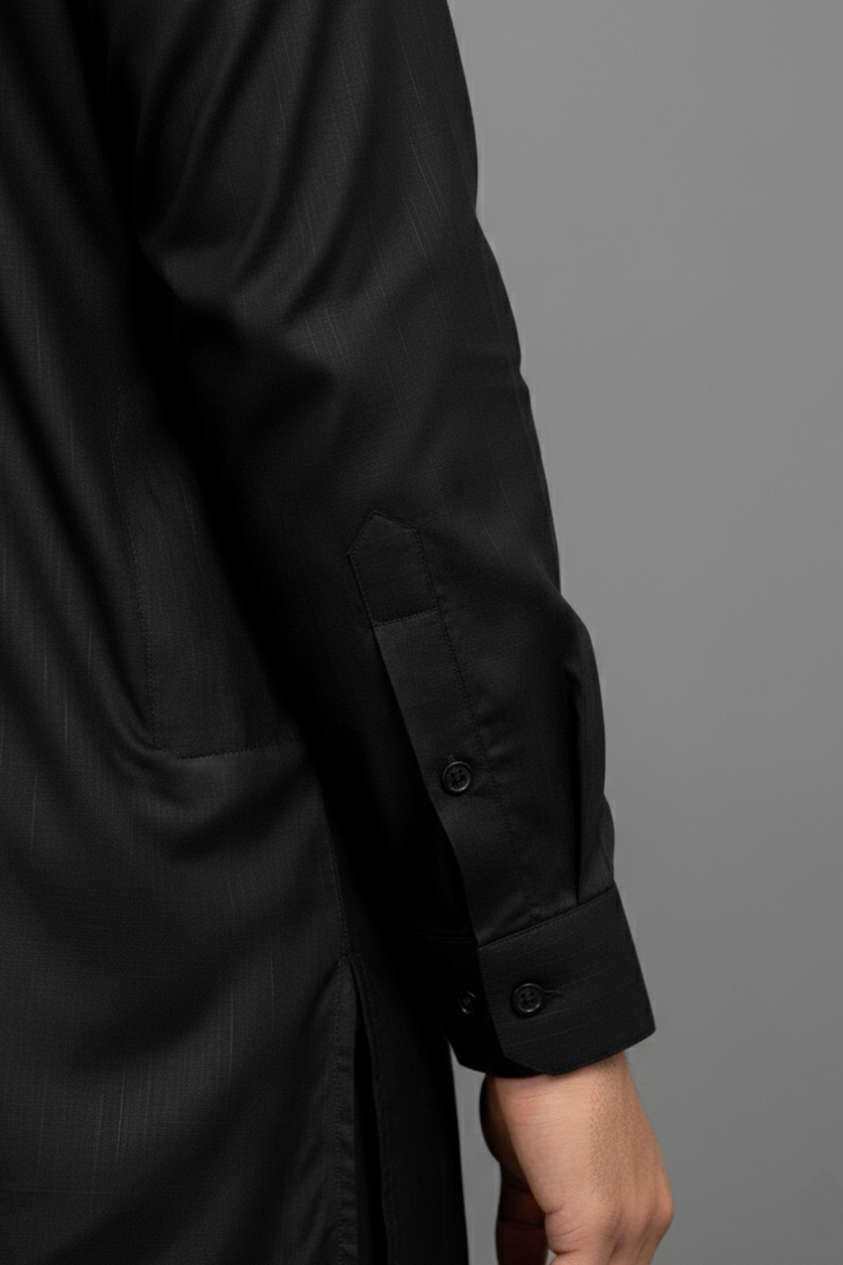 GUL 900 Election by Gul Ahmed | Elite Jet Black | Unstitched Blended Collection (4.5 Meters) Secondary image