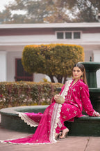 Saadia Ahmed LWSU-25FE301 Embroidered Cotton