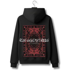 "Rise Against Odds" Back Print Tapestry Hoodie | Et wears