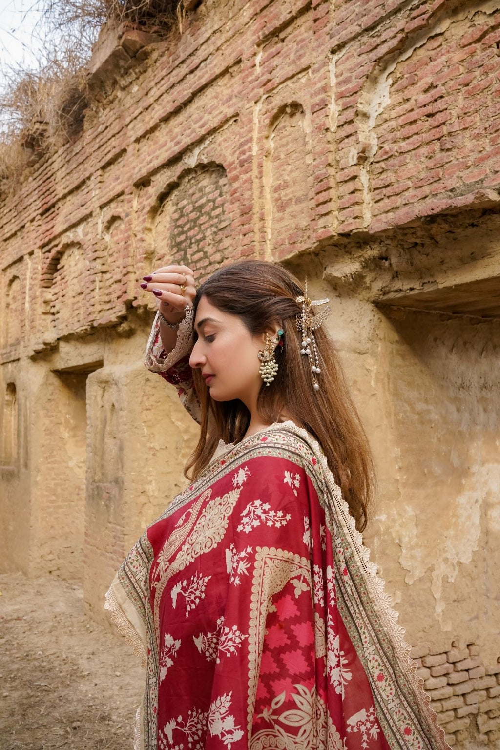 Saadia Ahmed LWSU-25P312 3-Pcs Printed Lawn