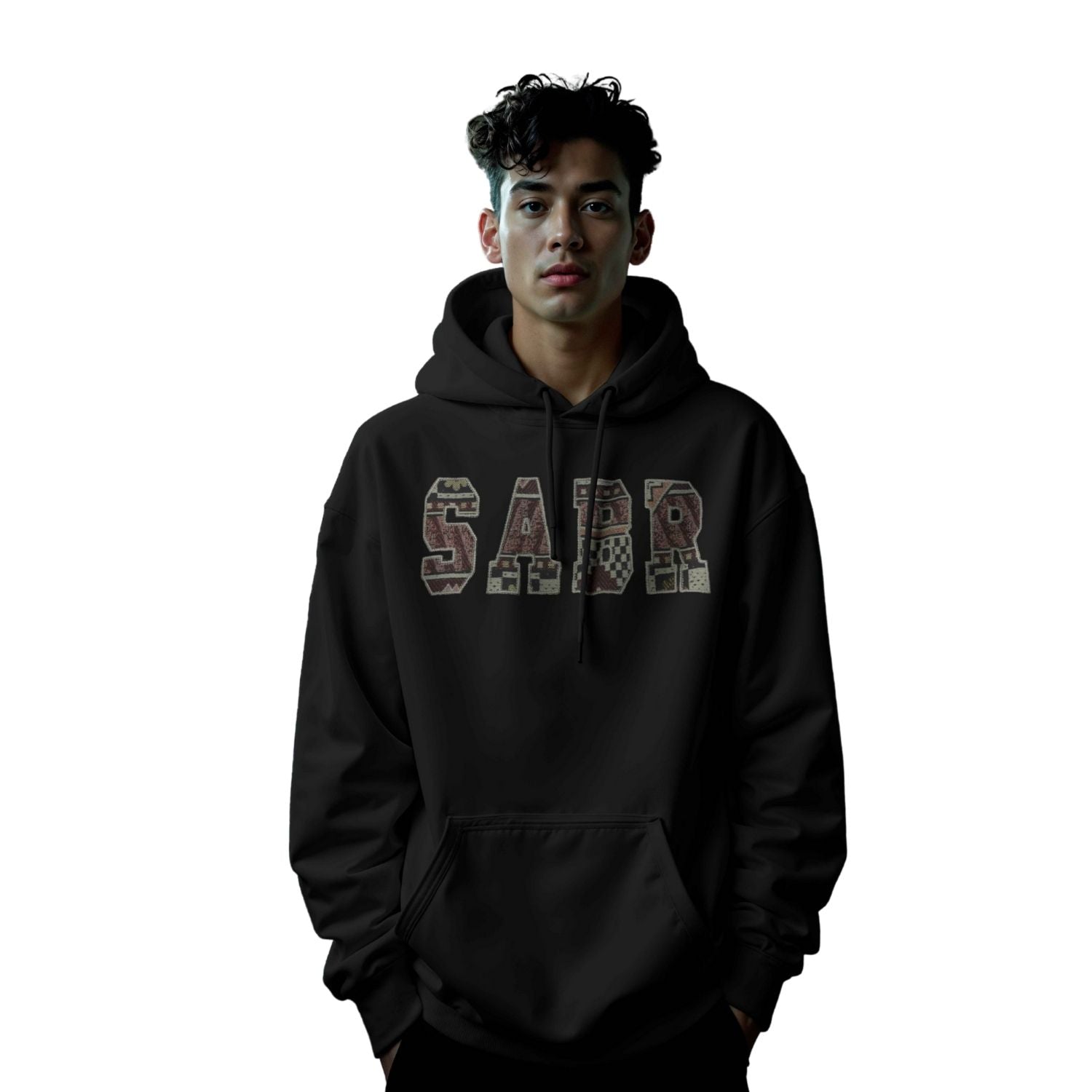 The "SABR" Patience Embroided Hoodie (Red Earth Edition) - SozanKari Vol 4