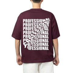Oversized Black Graphic T-Shirt – Professional Typography Print