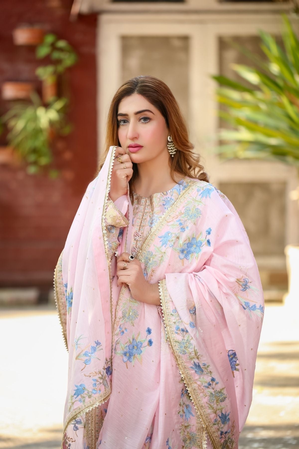 Saadia Ahmed LWSU-25FE308 Embroidered Cotton