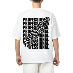 Oversized Black Graphic T-Shirt – Professional Typography Print