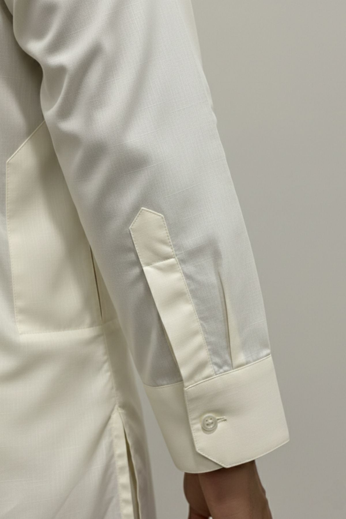 Gul 900 by Gul Ahmed | Luxury Off-White Unstitched Blended Collection (4.5 Meters) Secondary image