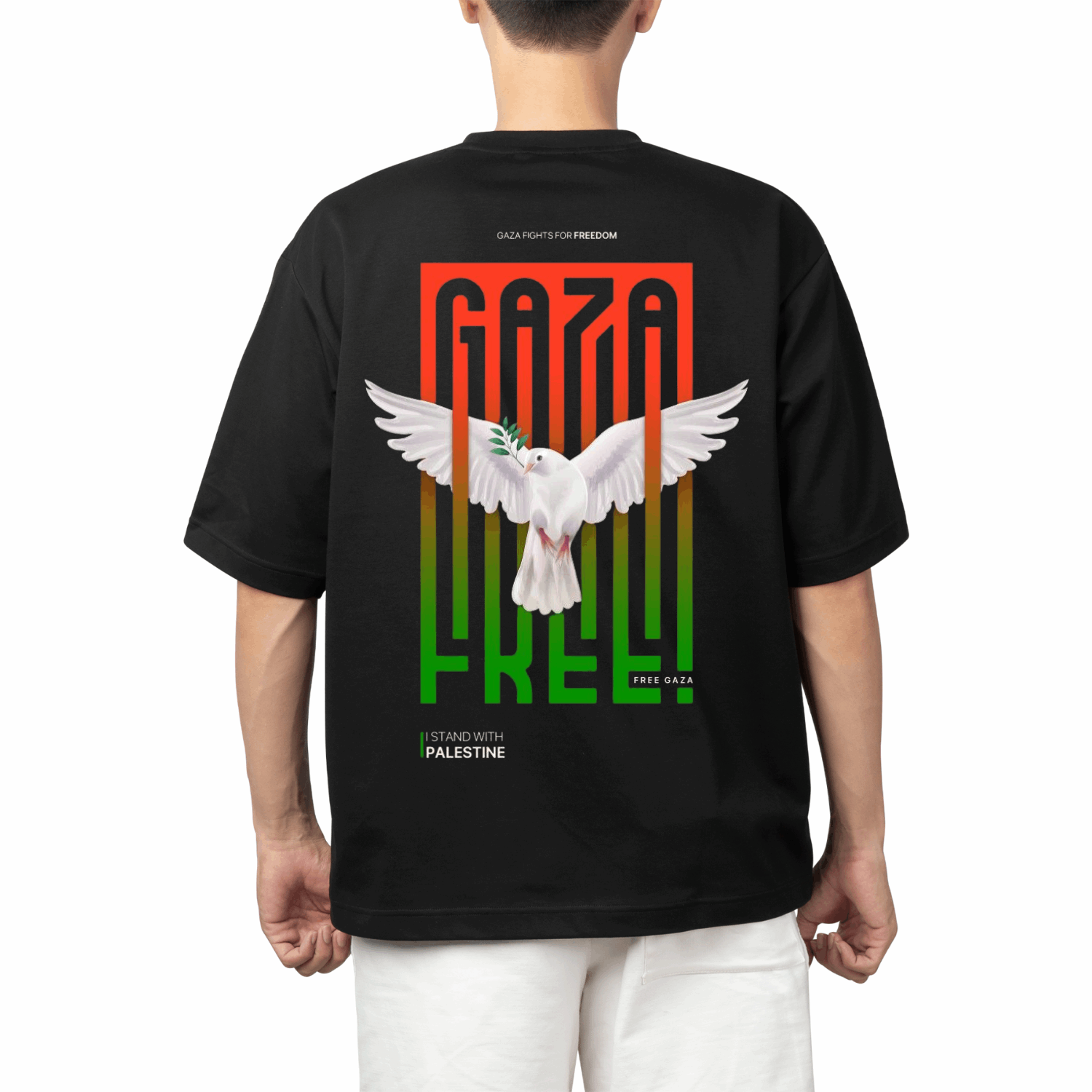 Palestine Dove of Peace Graphic Tee