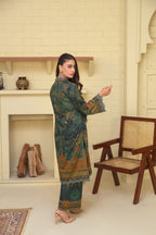 Saadia Ahmed LWSU-25P203 2-Pcs Printed Lawn