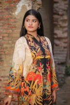 Saadia Ahmed LWSU-25P204 2-Pcs Printed Lawn