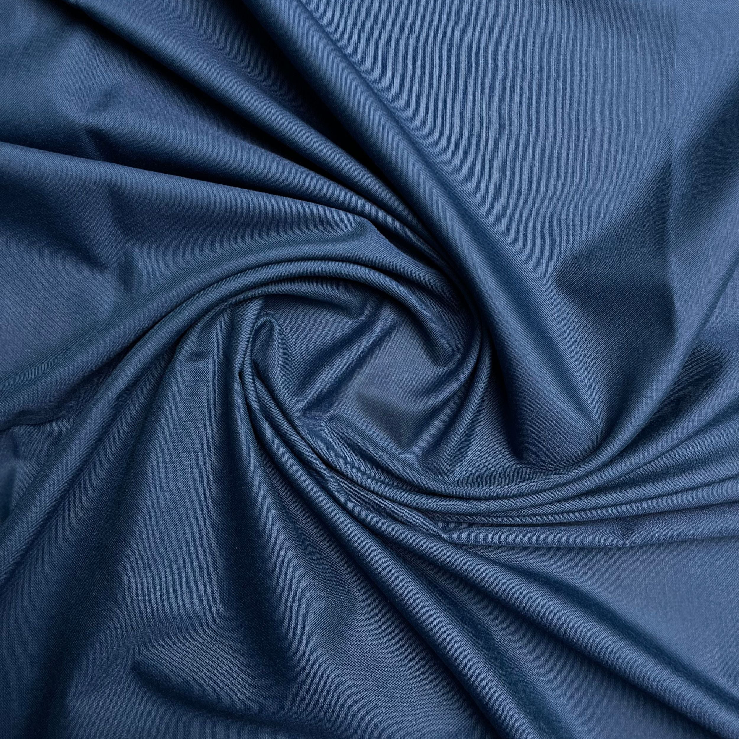 Alkaram Premium American Boski - Navy Blue – Original Unstitched Men’s Collection (4.5 Meters) Secondary image