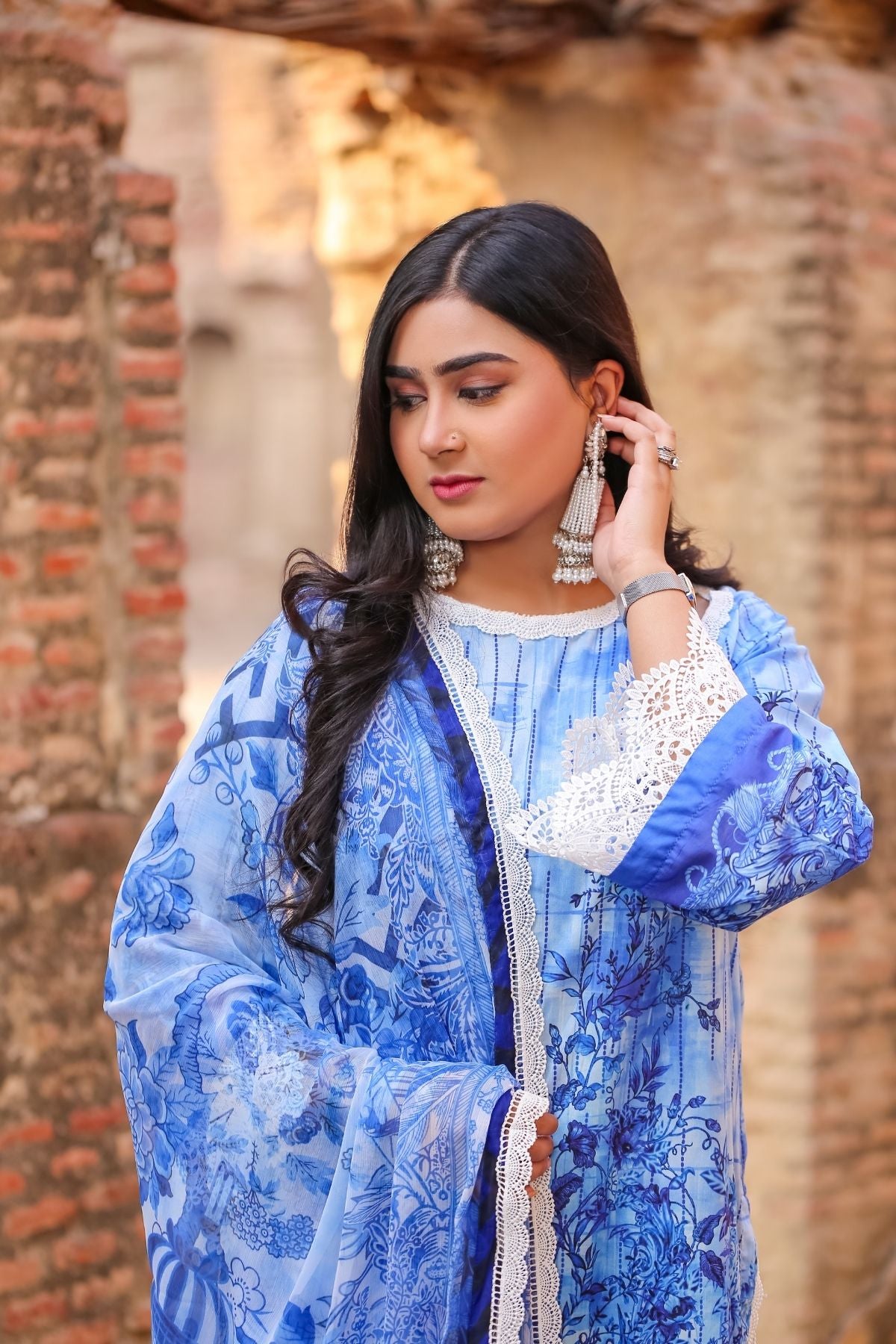 Saadia Ahmed LWSU-25P303 3-Pcs Printed Lawn Main image